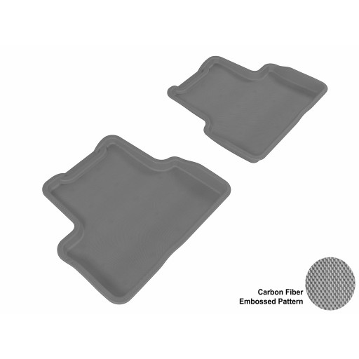 2011 - 2013 Chevrolet Cruze Custom-fit Gray 3D Digital Molded Mats (2nd row only)
