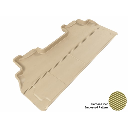 2009 - 2013 Chevrolet Traverse Custom-fit Tan 3D Digital Molded Mats (2nd row only)