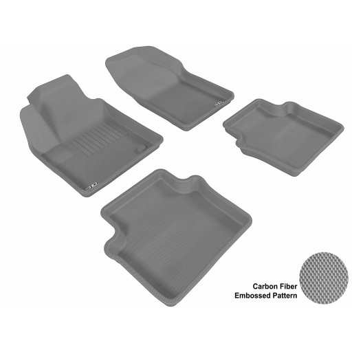 2007 - 2010 Chrysler Sebring SDN Custom-fit Gray 3D Digital Molded Mats (1st row and 2nd row only)