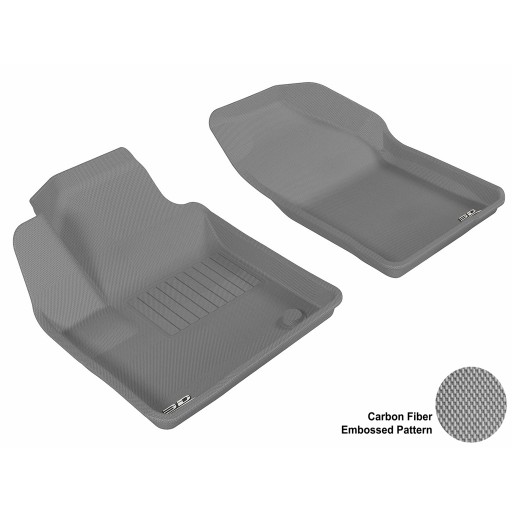 2007 - 2010 Chrysler Sebring SDN Custom-fit Gray 3D Digital Molded Mats (1st row only)