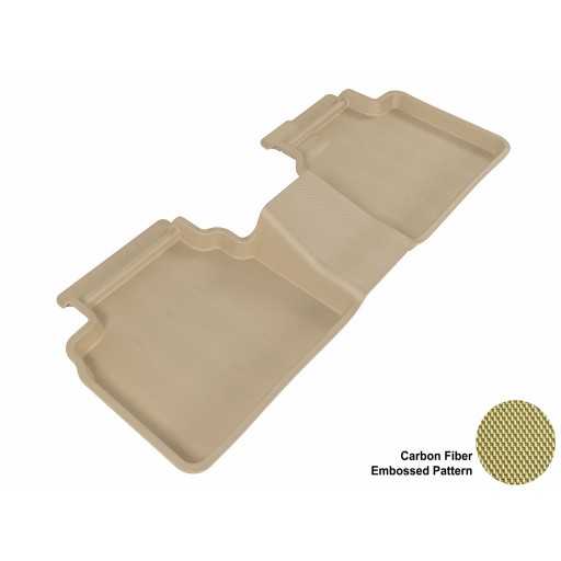 2006 - 2012 Ford Fusion Custom-fit Tan 3D Digital Molded Mats (2nd row only)