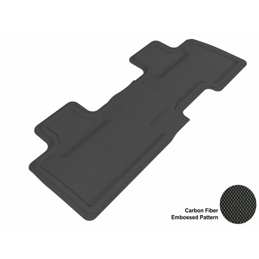 2007 - 2013 Ford Edge Custom-fit Black 3D Digital Molded Mats (2nd row only)