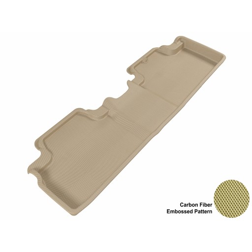 2006 - 2011 Honda Civic Coupe Custom-fit Tan 3D Digital Molded Mats (2nd row only)