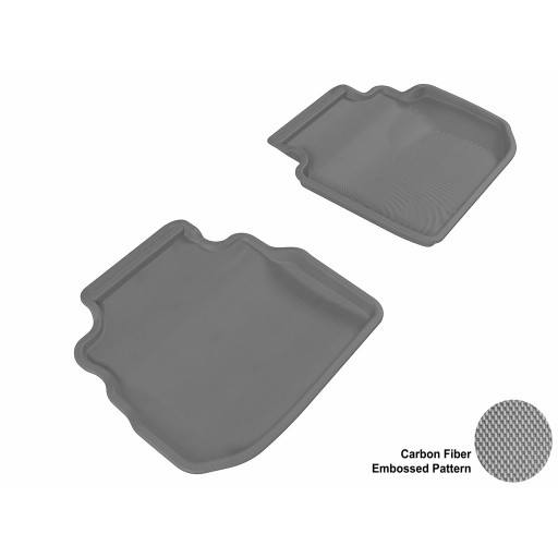2006 - 2010 Infiniti M35 Custom-fit Gray 3D Digital Molded Mats (2nd row only)