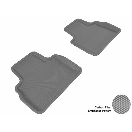 2009 - 2013 Infiniti FX35/50/50S Custom-fit Gray 3D Digital Molded Mats (2nd row only)