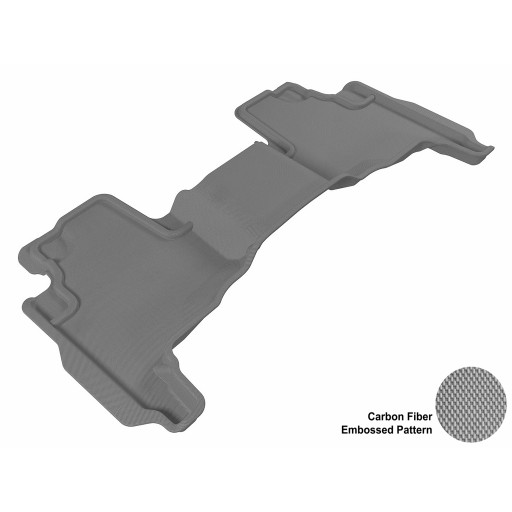 2006 - 2010 Jeep Commander Custom-fit Gray 3D Digital Molded Mats (2nd row only)