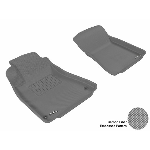 2006 - 2012 Lexus IS250/350/ISF Custom-fit Gray 3D Digital Molded Mats (1st row only)