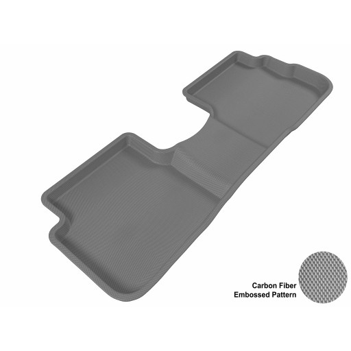 2009 - 2010 Pontiac Vibe Custom-fit Gray 3D Digital Molded Mats (2nd row only)