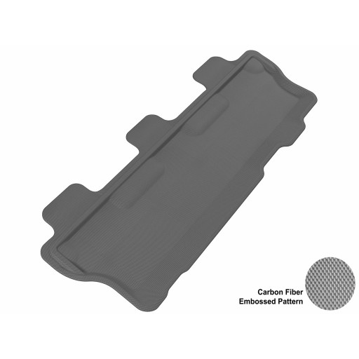 2008 - 2013 Toyota Sequoia Custom-fit Gray 3D Digital Molded Mats (3rd row only)