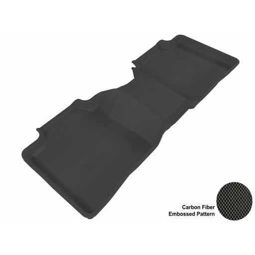 2009 - 2013 Toyota Venza Custom-fit Black 3D Digital Molded Mats (2nd row only)