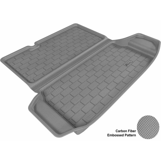 2012 - 2013 Chevrolet Sonic Custom-fit Gray 3D Digital Molded Cargo Liner Mat