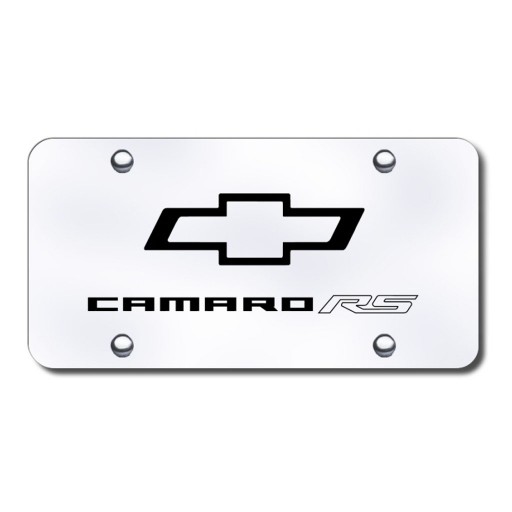 Chevrolet Camaro RS Stainless Steel Plate.