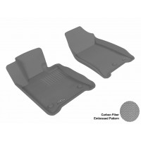 2009 - 2013 Acura TL FWD Custom-fit Gray 3D Digital Molded Mats (1st row only)