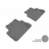 2009 - 2013 Acura TL FWD Custom-fit Gray 3D Digital Molded Mats (2nd row only)