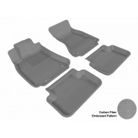 2009 - 2013 Audi A4/S4/RS4 Custom-fit Gray 3D Digital Molded Mats (1st row and 2nd row only)