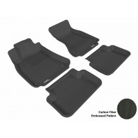 2009 - 2013 Audi A4/S4/RS4 Custom-fit Black 3D Digital Molded Mats (1st row and 2nd row only)