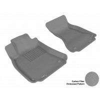 2009 - 2013 Audi A4/S4/RS4/A5/S5 Custom-fit Gray 3D Digital Molded Mats (1st row only)