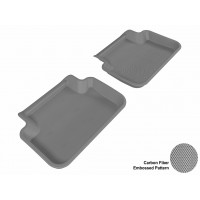 2009 - 2013 Audi A4/S4/RS4 Custom-fit Gray 3D Digital Molded Mats (2nd row only)