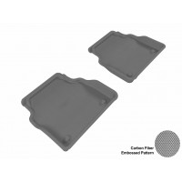 2011 - 2013 Audi A8 Custom-fit Gray 3D Digital Molded Mats (2nd row only)