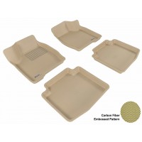 2005 - 2009 Buick Lacrosse Custom-fit Tan 3D Digital Molded Mats (1st row and 2nd row only)