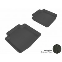2005 - 2009 Buick Lacrosse Custom-fit Black 3D Digital Molded Mats (2nd row only)