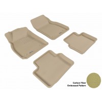 2011 - 2013 Buick Regal Custom-fit Tan 3D Digital Molded Mats (1st row and 2nd row only)