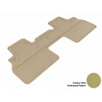 2008 - 2013 Buick/Chevrolet/GMC Enclave/Traverse/Acadia Custom-fit Tan 3D Digital Molded Mats (2nd row only)