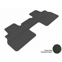 2008 - 2013 Buick/Chevrolet/GMC Enclave/Traverse/Acadia Custom-fit Black 3D Digital Molded Mats (2nd row only)