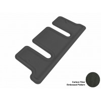 2008 - 2013 Buick/Chevrolet/GMC Enclave/Traverse/Acadia Custom-fit Black 3D Digital Molded Mats (3rd row only)