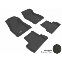 2012 - 2013 Buick Verano Custom-fit Black 3D Digital Molded Mats (1st row and 2nd row only)