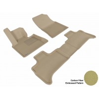 2000 - 2006 BMW X5 (E53) Custom-fit Tan 3D Digital Molded Mats (1st row and 2nd row only)