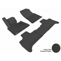 2000 - 2006 BMW X5 (E53) Custom-fit Black 3D Digital Molded Mats (1st row and 2nd row only)