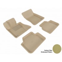 2004 - 2010 BMW X3 (E83) Custom-fit Tan 3D Digital Molded Mats (1st row and 2nd row only)