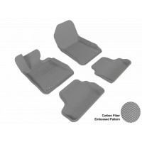 2007 - 2013 BMW 3 Series Convertible (E93) Custom-fit Gray 3D Digital Molded Mats (1st row and 2nd row only)