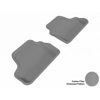 2007 - 2013 BMW 3 Series Convertible (E93) Custom-fit Gray 3D Digital Molded Mats (2nd row only)
