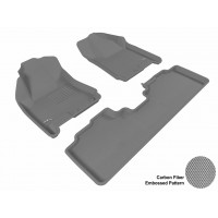 2010 - 2013 Cadillac SRX Custom-fit Gray 3D Digital Molded Mats (1st row and 2nd row only)