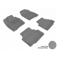 2006 - 2013 Chevrolet Impala Custom-fit Gray 3D Digital Molded Mats (1st row and 2nd row only)