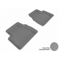 2007 - 2011 Chevrolet Aveo Custom-fit Gray 3D Digital Molded Mats (2nd row only)