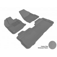 2010 - 2012 Chevrolet/ GMC Equinox/ Terrain Custom-fit Gray 3D Digital Molded Mats (1st row and 2nd row only)