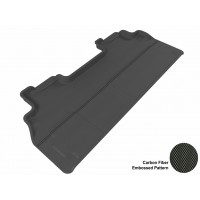 2009 - 2013 Chevrolet Traverse Custom-fit Black 3D Digital Molded Mats (2nd row only)