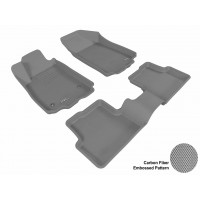 2012 - 2013 Chevrolet Sonic Custom-fit Gray 3D Digital Molded Mats (1st row and 2nd row only)