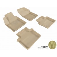2007 - 2010 Chrysler Sebring SDN Custom-fit Tan 3D Digital Molded Mats (1st row and 2nd row only)