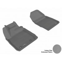 2011 - 2013 Ford Fiesta Hatchback Custom-fit Gray 3D Digital Molded Mats (1st row only)