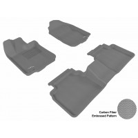 2006 - 2012 Ford Fusion Custom-fit Gray 3D Digital Molded Mats (1st row and 2nd row only)