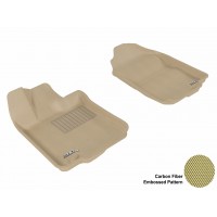 2006 - 2012 Ford Fusion Custom-fit Tan 3D Digital Molded Mats (1st row only)
