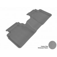2006 - 2012 Ford Fusion Custom-fit Gray 3D Digital Molded Mats (2nd row only)