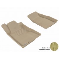 2005 - 2009 Ford Mustang Custom-fit Tan 3D Digital Molded Mats (1st row only)