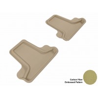 2005 - 2009 Ford Mustang Custom-fit Tan 3D Digital Molded Mats (2nd row only)
