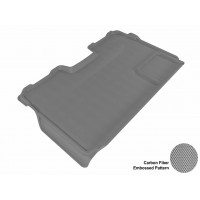 2009 - 2013 Ford F-150 Supercrew Custom-fit Gray 3D Digital Molded Mats (2nd row only)
