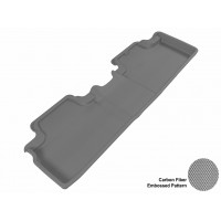 2006 - 2011 Honda Civic Coupe Custom-fit Gray 3D Digital Molded Mats (2nd row only)